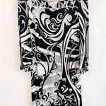 Emilio Pucci  Black and White Print Dress Size 38 Photo 0