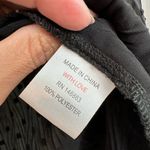 Mare Mare Women’s Hunt Velvet Sheer Polka Dot Blouse Black Size Medium M Photo 10