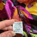 Truth NYC  L Hi Low Dress Black Yellow Floral Smock Ruffled Boho Bold Statement Photo 8