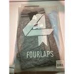FourLaps Women's Size XL Aero Seamless Short 3" Grey Heather Gym Workout Lift‎ Gray Photo 1