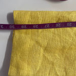 Harvé Benard Vintage  Yellow 100% Linen Trousers Size 16 NWT Photo 6