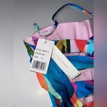 Sunshine 79 Women’s Abstract colorful strapless one piece Blue Size 10 Photo 6