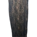 ASOS  DESIGN Black Lace Cami Slip Maxi Dress Sz M NWOT Evening Gown Photo 6