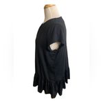 Susana Monaco #511   Black Stretch Blouse Photo 1