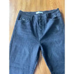 CLEARANCE! Women's KanCan Black Button Fly Distressed Jeans Size 13/30‎ Bin B Photo 3