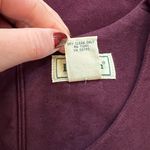 L.L. Bean Vintage Western Tank Faux Suede Dress Purple Size 14 Photo 3