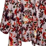 Lane Bryant  Pink Floral Multi Rolled Tab Belted Long Kimono size 14/16 Photo 3