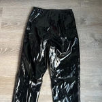 I am gia I.AM.GIA Nikole Faux Leather Pants Women XS Black Patent Shiny Slim Straight Photo 12