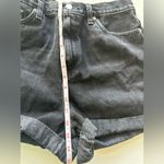 Urban Outfitters BDG  mom high-rise size 30 black denim shorts Photo 6