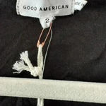 Good American  Stretch Jersey U Ring Bodysuit ~ Black ~ M/2~ NWT! Photo 8