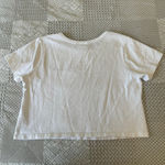 Champion  Heritage White Crop T-Shirt Large Photo 2