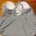 Kona Sol Checkered Women's Tankini with Swim Skirt Photo 1