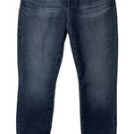 7 For All Mankind  Ankle Gwenevere Jeans Size 29" Waist Blue Zip Up Mid Rise NWT Photo 0