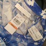 Trina Turk 💕💕 Basque Dress One Shoulder Swim Cover Up Sapphire Blue Print S NWT Photo 14