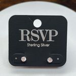 Rsvp  CZ Sterling Silver Stud Earring Photo 1