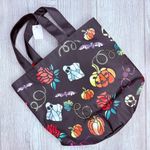 Bath & Body Works  Trick or Treat Tote Bag Glow in Dark skull bat ghost purse Photo 1