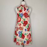Everly  Boho Floral Sleeveless High-Neck Swing Dress, Sz Small Photo 8