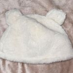 White Faux Fur Teddy Bear Ear Beanies – High Quality Winter Hat 🐻 Photo 1