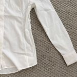 Athleta  Womens NWT S Crisp White Collared Shirt Photo 4