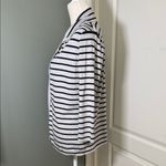 Cyrus  Gray Black Striped Knit Blazer Cardigan Size L Photo 3