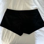 NIIHAI Tailored Pinstripe Mini Shorts Black Size L Photo 2