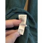 J Jill Size Medium Cotton Cashmere Blend Knit Tunic w/pockets Green V Photo 4