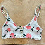 Kaohs Swim White & Peaches Bikini Top S/XS $98 Photo 0