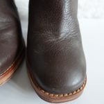 Red Or Dead Brown Tall Knee High Heeled Brown Leather Boots 39 Cobbled Together Size 8 Photo 4