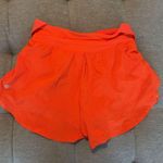 Lululemon  Fast and Free Shorts 3" Orange Photo 0