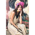 Z&L Europe Nairobi Tribal Crochet Trim Maxi Dress Photo 1