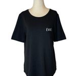 Universal Standard Black All Of Us As We Are Short Sleeve Oversized Tee Size XXS Photo 0
