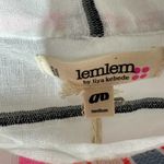 Lemlem  by Liya Kebede Cotton Gauze Striped Off Shoulder Crop Top Size Medium Photo 7