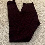 Lululemon  align 28” leggings size 2 red leopard print Photo 3