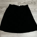 J.Crew ‎ Skirt Women's 2P Black A-Line Wool Blend Career Minimalist Fall Attire Photo 0