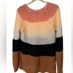 American Eagle  Striped V-Neck Oversized Sweater Photo 2