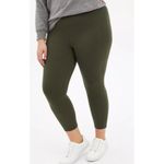 Torrid Plus Sz 4X Women's Crop Comfort Waist Premium Legging Black Stretch Comfy Photo 2