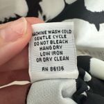 Bryn Walker Top Women XXS Black White Abstract Cowl Neck Art to Wear Lagenlook Photo 3