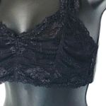 Black Lace Racerback Style Bralette (m) Size M Photo 1