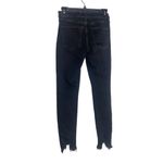 AGOLDE  Sophie Mid Rise Skinny Ankle Distressed Black Jeans | Size 25 Photo 1