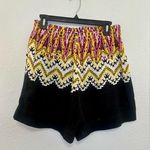 Anthropologie boho linen blend pull on shorts size Small Photo 7