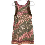 Free People  Pretty Young Thing Patchwork Shift Lined Dress Size 4 Photo 3