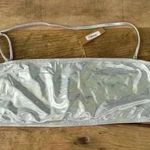 SKIMS  Metallic Swim Bandeau ~ Nickel ~ 3X ~ NWT! Photo 3