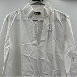 The Kooples White Blouse With Broderie Anglaise Long Sleeve Top Sz 2 (M) NEW Photo 4