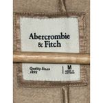 Abercrombie & Fitch  Tan Cream Wool Collared Overcoat Pea Coat Jacket Womens Sz M Photo 2