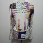 Cartise Graphic Print Long Sleeve Top – Medium Y2K Artsy Streetwear Black Photo 3