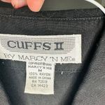 Vintage Marcy'N Me Black Long Sleeve Button Front Beaded Western Shirt Size M Size M Photo 4