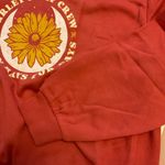 Hurley  DNA Womens Oversized Crewneck Sweatshirt mineral red size medium Photo 6