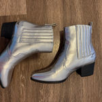 Silver Cowboy boots Size 7.5 Photo 2