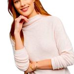 Anthropologie NEW  Eri & Ali Pink Holdrege Ribbed Mockneck Pullover Photo 0