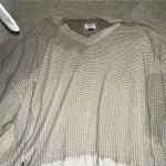 American Eagle  Outfitters Checkered V-Neck Sweater Photo 0